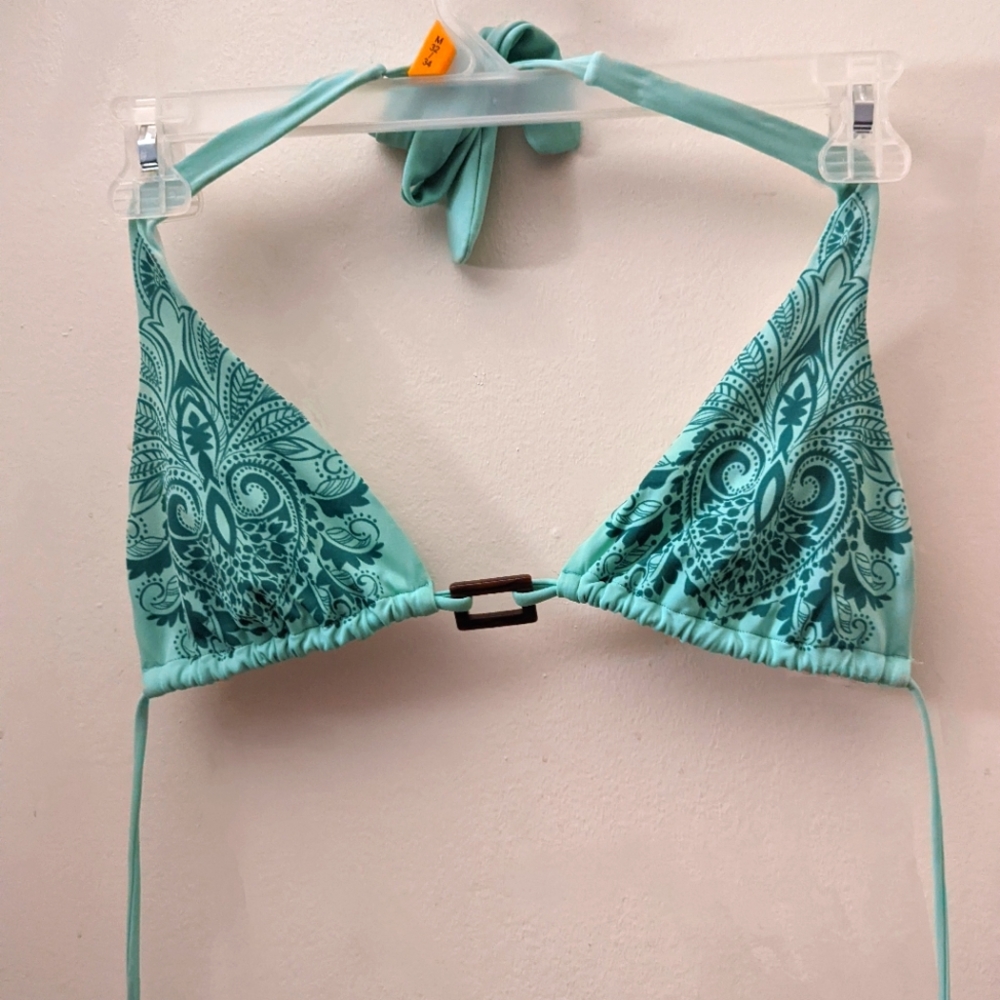 Victoria's Secret MED Paisley Halter Bikini Top
